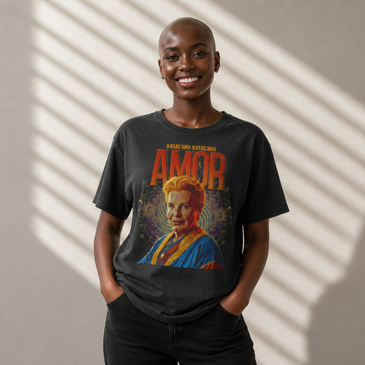 Mucho Amor : Acid Oversize' Retro Graphic T-Shirt